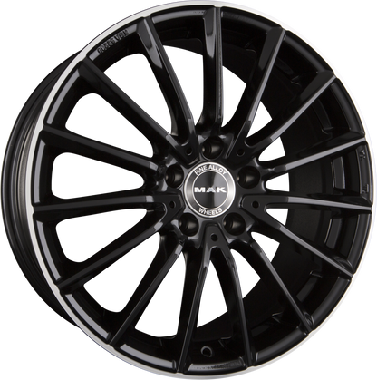 Mak Komet Gloss Black Mirror Ring Alufelge 9.5x20 Zoll ET57 LK 5x112 ML66.6 – Bild 2