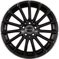 Mak Komet Gloss Black Mirror Ring Alufelge 9x18 Zoll ET60 LK 5x112 ML66.6