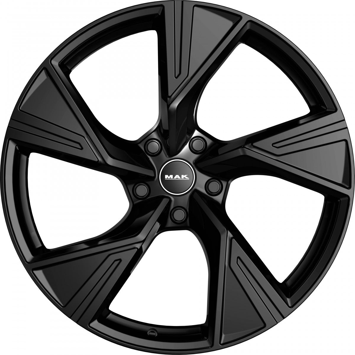 Mak Stark gloss black Alufelge 9.5x21 Zoll ET42 LK 5x112 ML66.45 – Bild 2