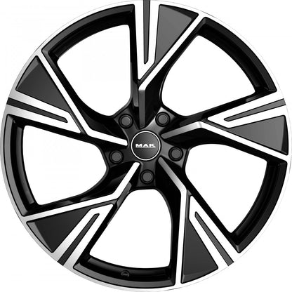 Mak Stark black mirror Alufelge 8.5x21 Zoll ET31 LK 5x112 ML66.45 – Bild 2