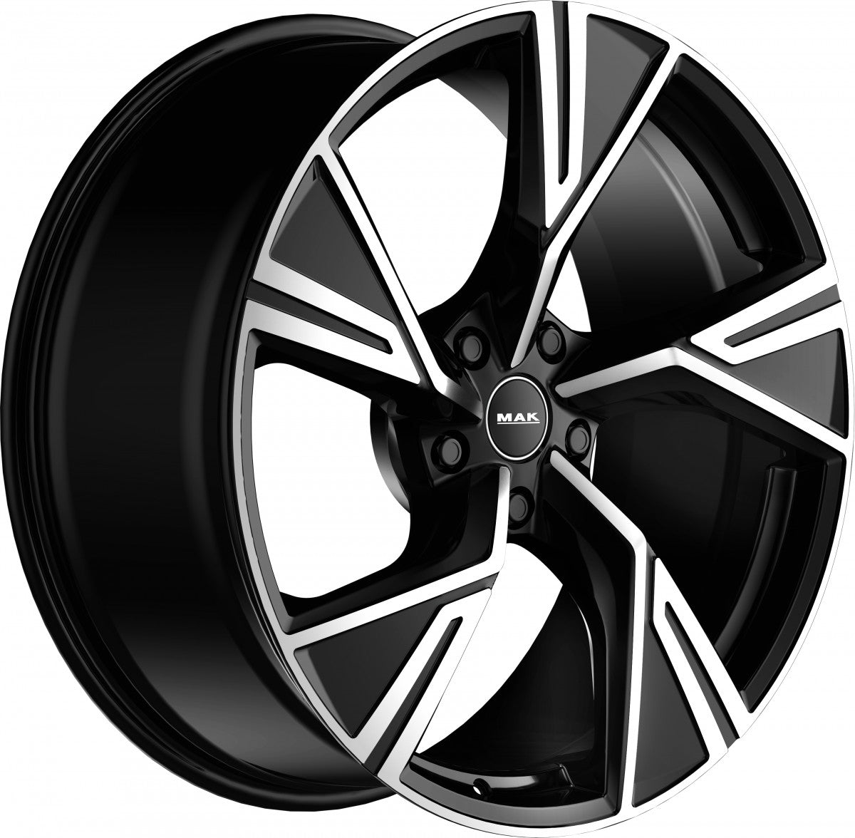 Mak Stark black mirror Alufelge 8.5x21 Zoll ET31 LK 5x112 ML66.45 – Bild 3