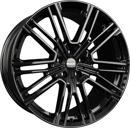 Mak Kult-D gloss black Alufelge 10x20 Zoll ET27 LK 5x132 ML66.6 – Bild 4