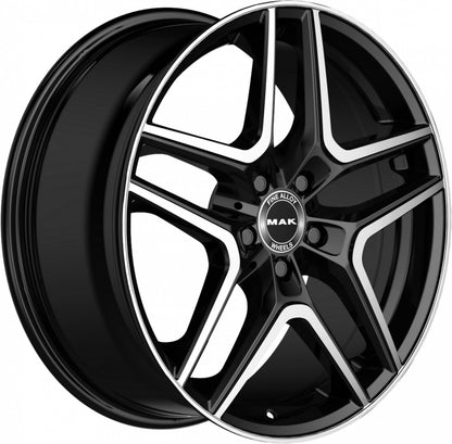 Mak Aurum black mirror Alufelge 8x19 Zoll ET32.5 LK 5x112 ML66.6 – Bild 3