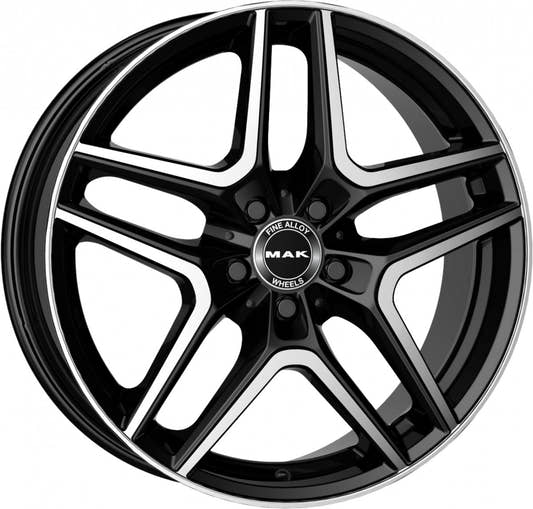 Mak Aurum black mirror Alufelge 8x19 Zoll ET40 LK 5x112 ML66.6