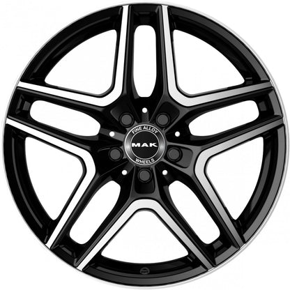 Mak Aurum black mirror Alufelge 8x19 Zoll ET48 LK 5x112 ML66.6 – Bild 2
