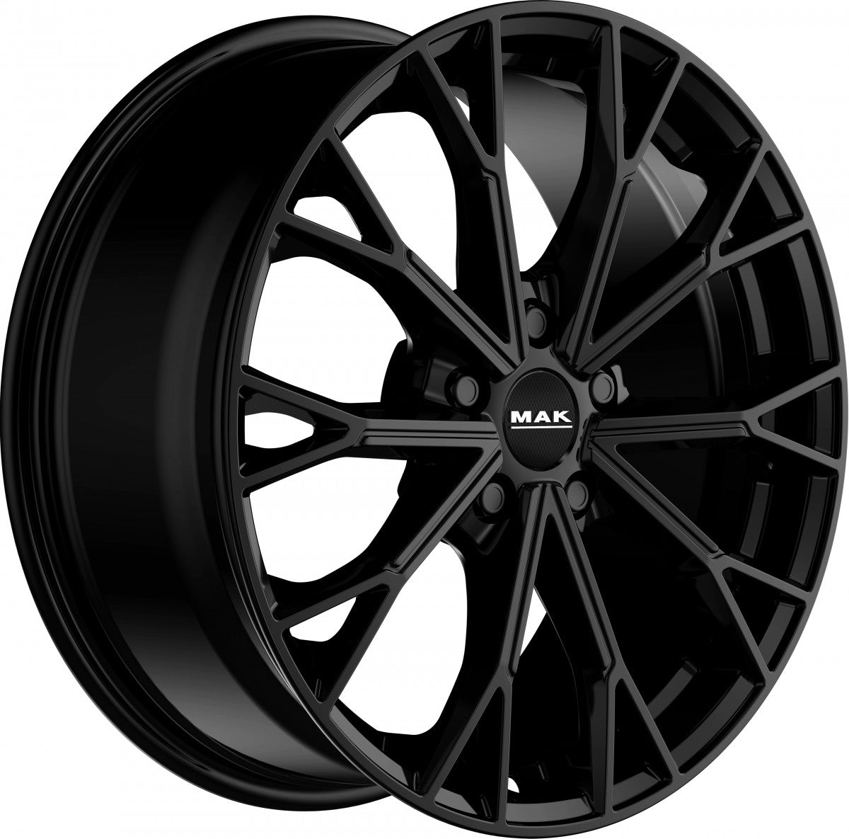 Mak Asphalt gloss black Alufelge 8.5x21 Zoll ET45 LK 5x108 ML72 – Bild 3