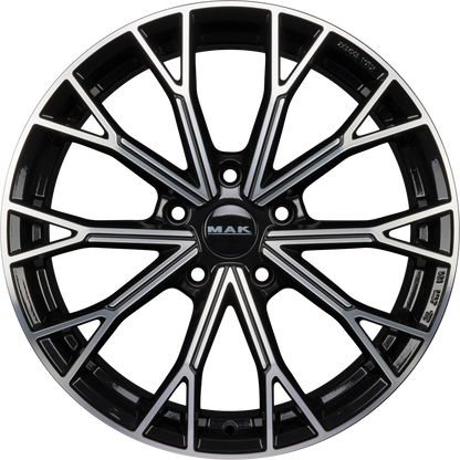Mak Asphalt black mirror Alufelge 9x21 Zoll ET42 LK 5x112 ML66.45 – Bild 4