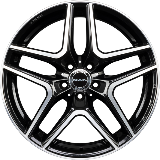 Mak Aurum Black Mirror Face Alufelge 9x19 Zoll ET20 LK 5x112 ML66.6