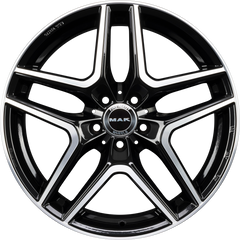 Mak Aurum Black Mirror Face Alufelge 9x19 Zoll ET20 LK 5x112 ML66.6