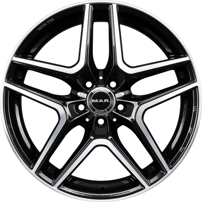 Mak Aurum Black Mirror Face Alufelge 9x19 Zoll ET20 LK 5x112 ML66.6