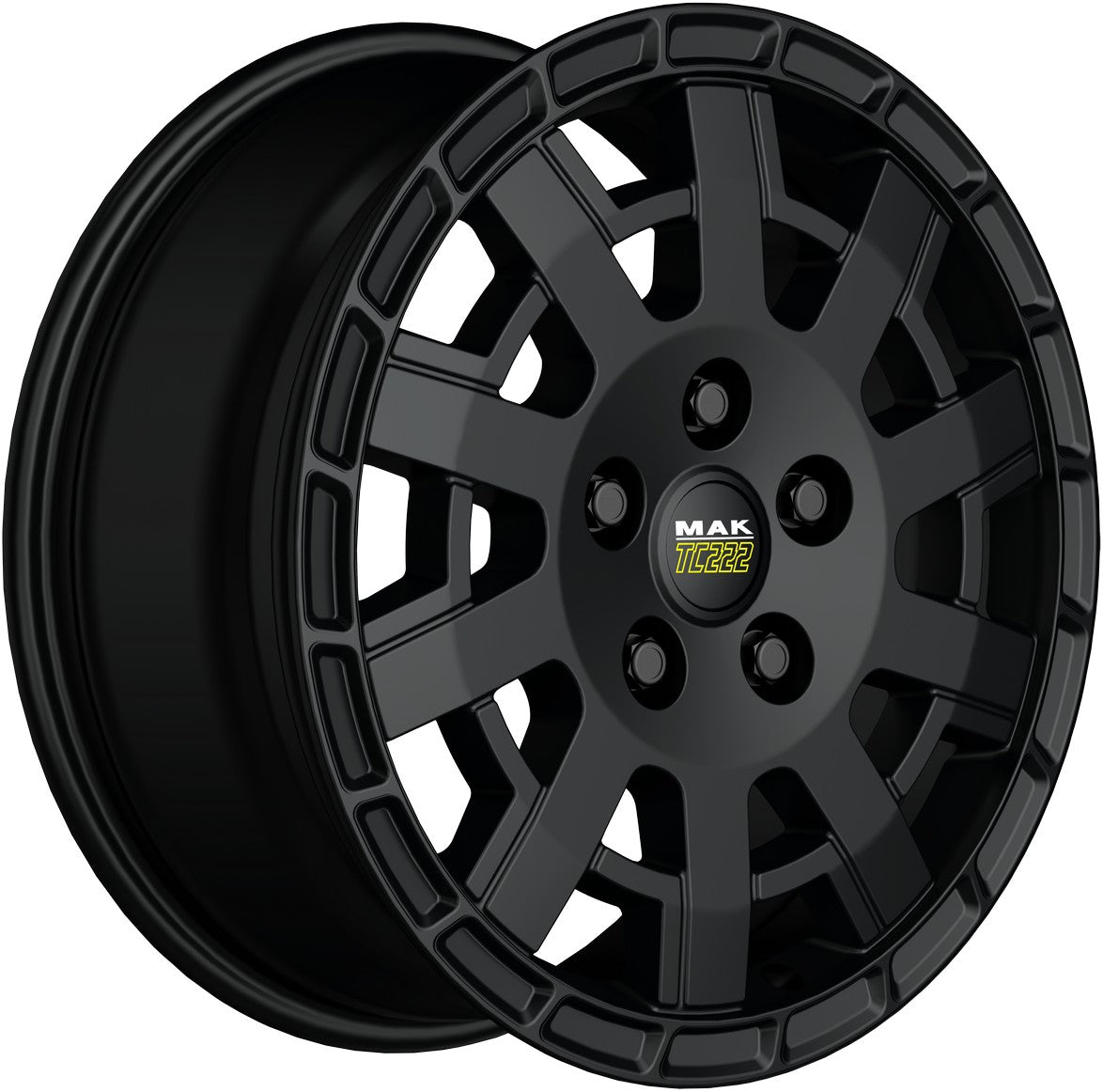 Mak Legend-2 matt black Alufelge 7.5x17 Zoll ET50 LK 6x139.7 ML93.1 – Bild 3