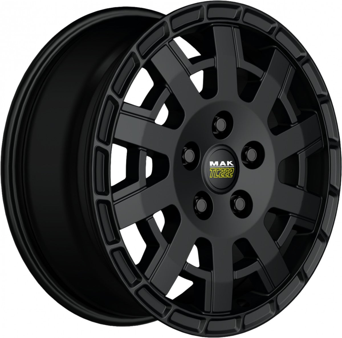 Mak Legend matt black Alufelge 7x17 Zoll ET51 LK 5x120 ML65.1 – Bild 2