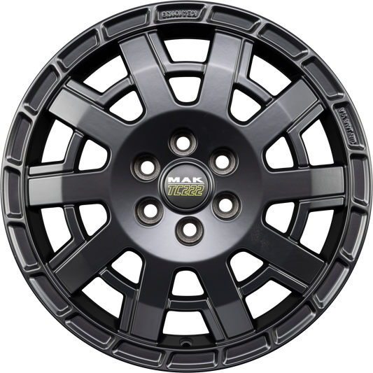 Mak Legend matt black Alufelge 7x17 Zoll ET62 LK 5x130 ML78.1 – Bild 2