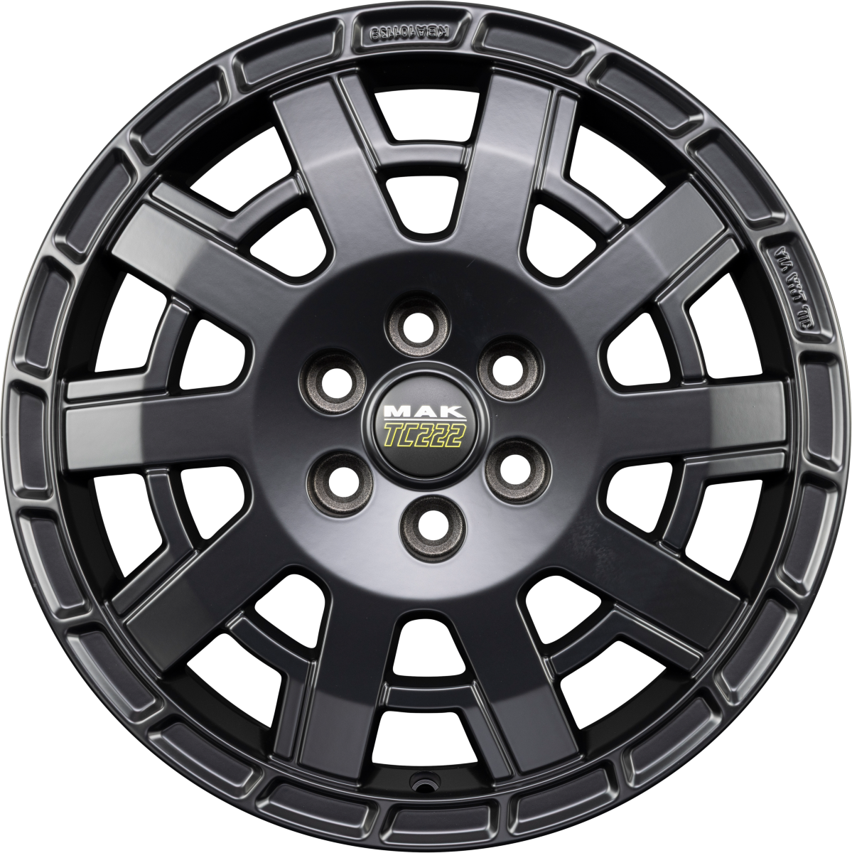 Mak Legend matt black Alufelge 7x17 Zoll ET62 LK 5x130 ML78.1 – Bild 2
