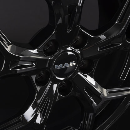 Mak Epica gloss black Alufelge 8x19 Zoll ET42 LK 5x108 ML72 – Bild 6