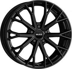 Mak Asphalt gloss black Alufelge 7x18 Zoll ET33 LK 5x108 ML65.1