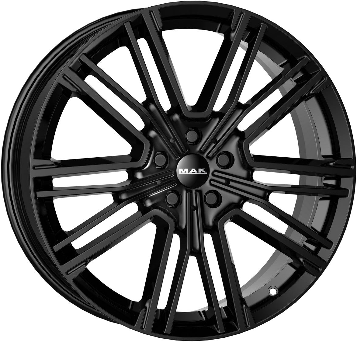 Mak Kult gloss black Alufelge 8.5x20 Zoll ET24 LK 5x112 ML66.6