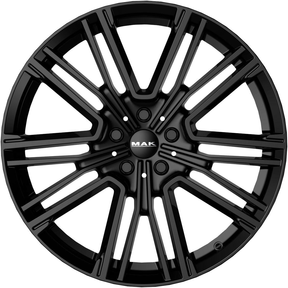 Mak Kult gloss black Alufelge 8.5x20 Zoll ET24 LK 5x112 ML66.6 – Bild 2