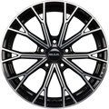 Mak Asphalt Black Mirror Face Alufelge 8x18 Zoll ET38 LK 5x112 ML57.1