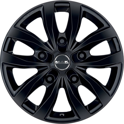 Mak Load 5 gloss black Alufelge 7x17 Zoll ET45 LK 5x118 ML71.1 – Bild 2