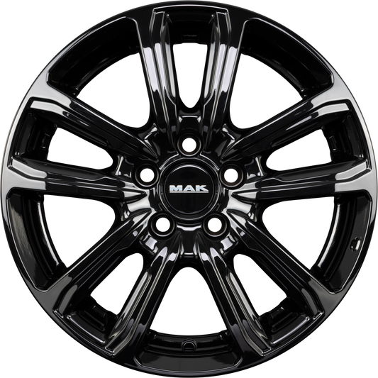 Mak Magma gloss black Alufelge 6x15 Zoll ET50 LK 4x100 ML56.1
