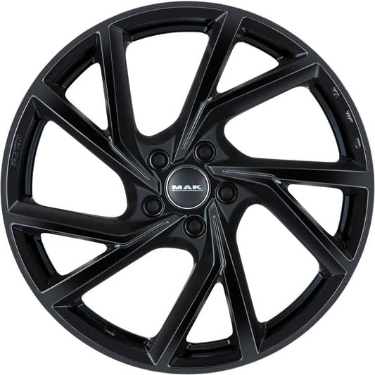 Mak Kassel gloss black Alufelge 7.5x18 Zoll ET43 LK 5x98 ML58.1 – Bild 2