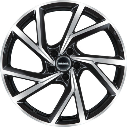 Mak Kassel black mirror Alufelge 7.5x19 Zoll ET50 LK 5x112 ML57.1 – Bild 2