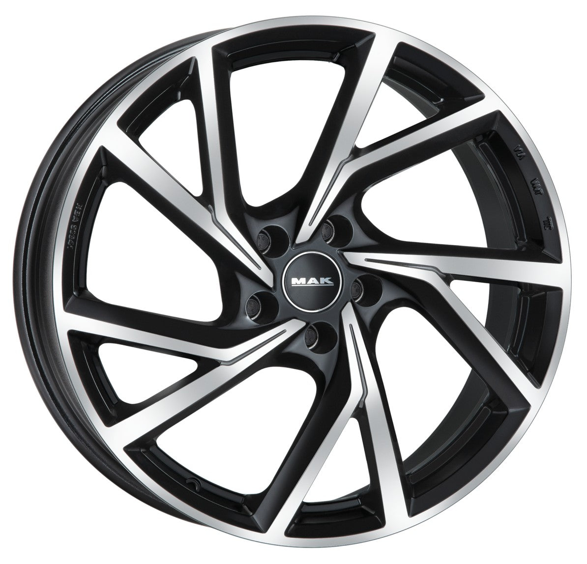 Mak Kassel black mirror Alufelge 8x18 Zoll ET30 LK 5x112 ML76