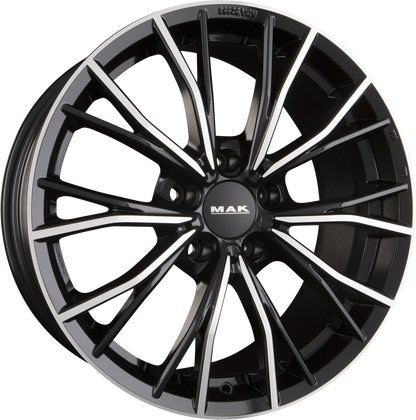 Mak Mark black mirror Alufelge 8x18 Zoll ET20 LK 5x112 ML66.6 – Bild 4