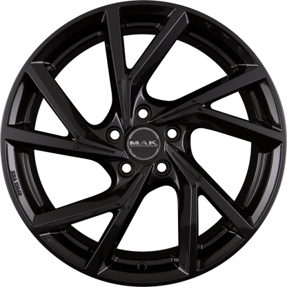 Mak Kassel gloss black Alufelge 8x19 Zoll ET42 LK 5x112 ML76 – Bild 3