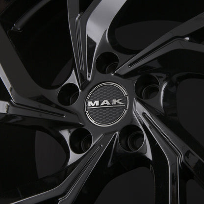 Mak Kassel gloss black Alufelge 8x19 Zoll ET42 LK 5x112 ML76 – Bild 6