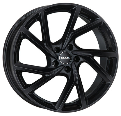 Mak Kassel gloss black Alufelge 8x19 Zoll ET50 LK 5x112 ML57.1