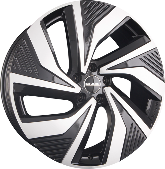Mak Electra Black Mirror Face Alufelge 8x20 Zoll ET45 LK 5x112 ML57.1 – Bild 2