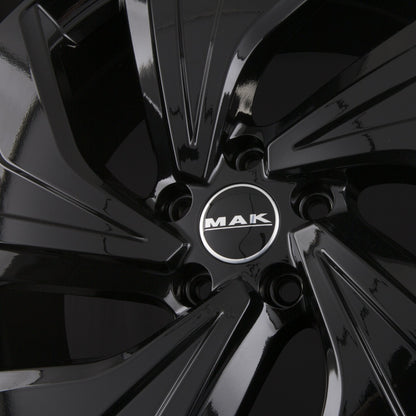 Mak Electra Gloss Black Alufelge 9x20 Zoll ET42 LK 5x112 ML57.1 – Bild 4