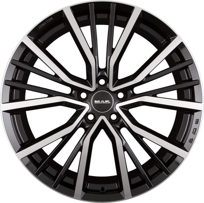 Mak Union black mirror Alufelge 9x20 Zoll ET49 LK 5x112 ML57.1 – Bild 3