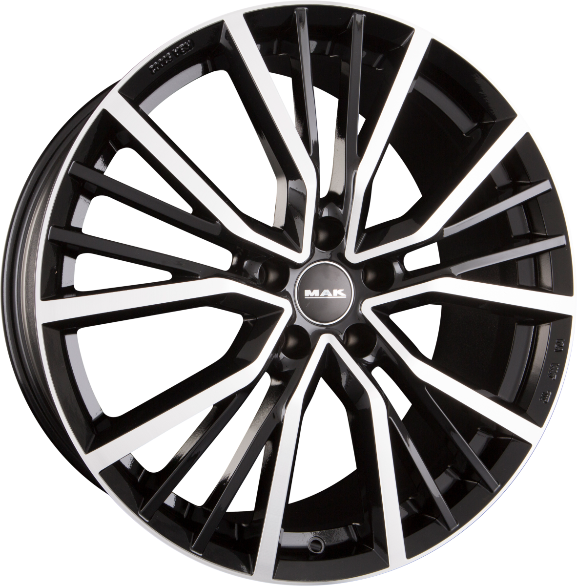 Mak Union black mirror Alufelge 9x20 Zoll ET49 LK 5x112 ML57.1 – Bild 4