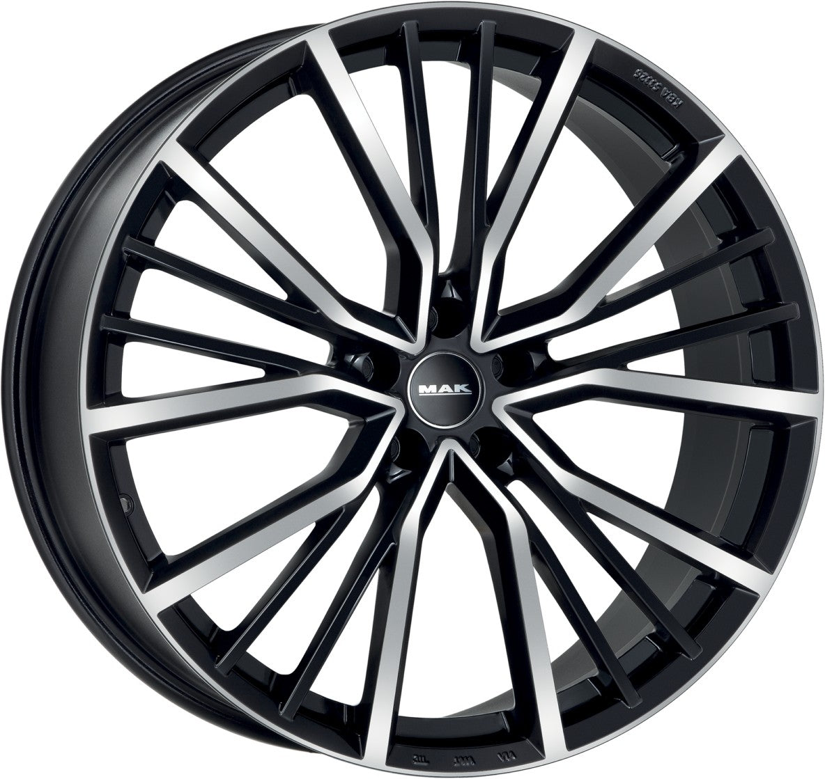 Mak Union black mirror Alufelge 8.5x20 Zoll ET40 LK 5x112 ML66.45