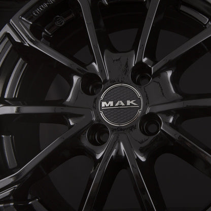 Mak DaVinci gloss black Alufelge 6.5x17 Zoll ET32 LK 4x108 ML65.1 – Bild 7