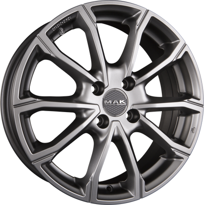 Mak DaVinci matt titan Alufelge 7x17 Zoll ET37 LK 4x100 ML60.1 – Bild 5