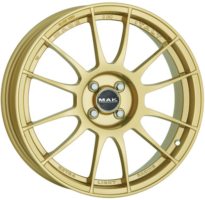 Mak XLR gold Alufelge 7x17 Zoll ET45 LK 5x108 ML72