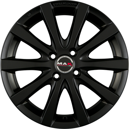 Mak Iguan Matt Black Alufelge 4.5x14 Zoll ET46 LK 4x100 ML56.1