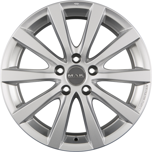 Mak Iguan Silver Alufelge 4.5x14 Zoll ET46 LK 4x100 ML56.1