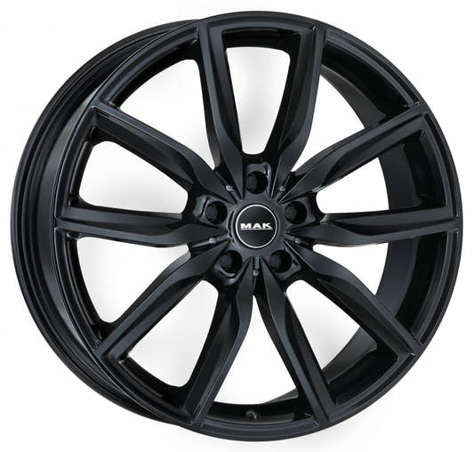 Mak Allianz gloss black Alufelge 9x20 Zoll ET35 LK 5x120 ML64.1