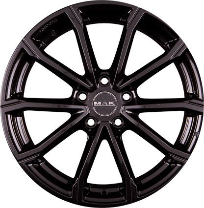 Mak DaVinci gloss black Alufelge 8x19 Zoll ET33 LK 5x110 ML65.1 – Bild 4