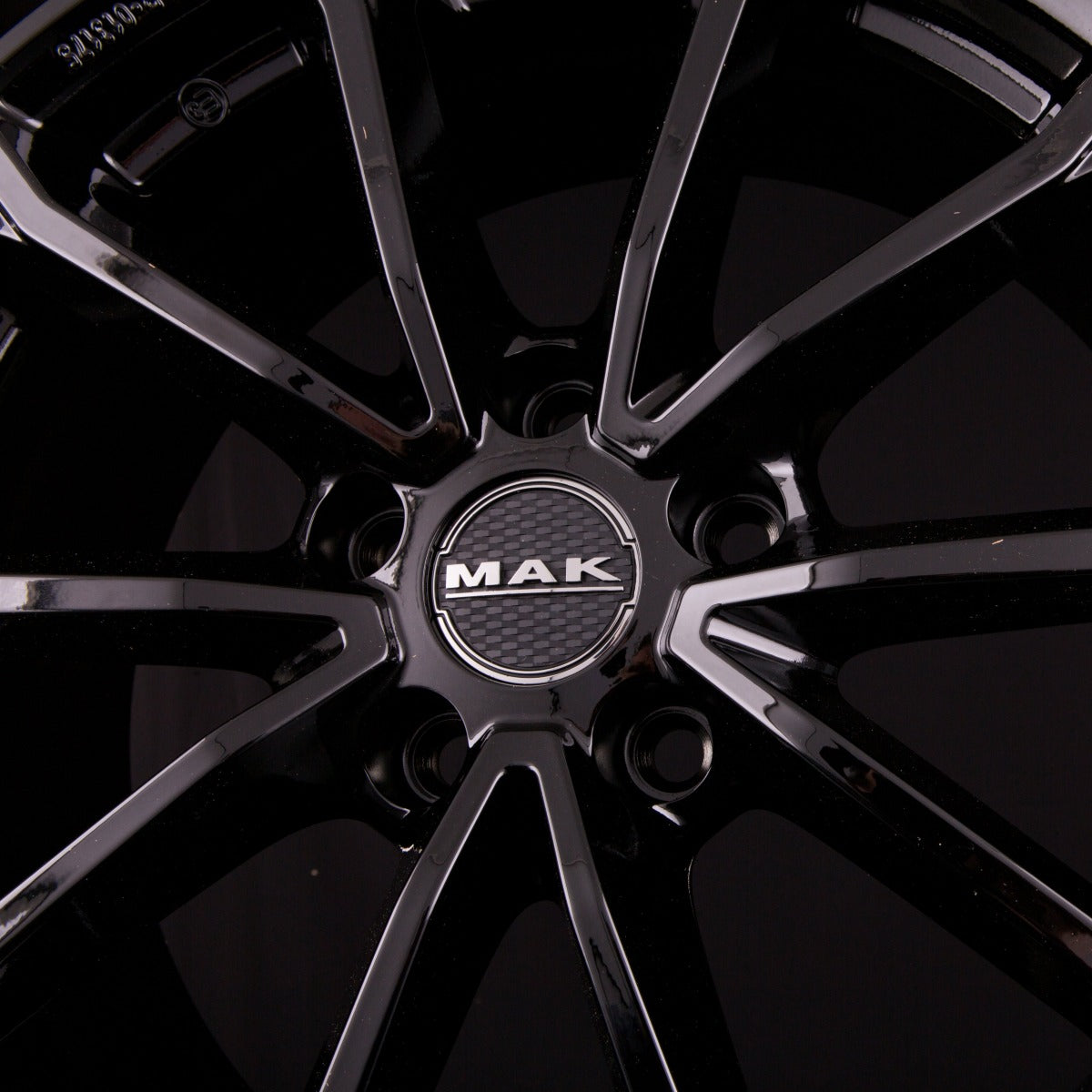 Mak DaVinci gloss black Alufelge 8x19 Zoll ET45 LK 5x114.3 ML76 – Bild 8