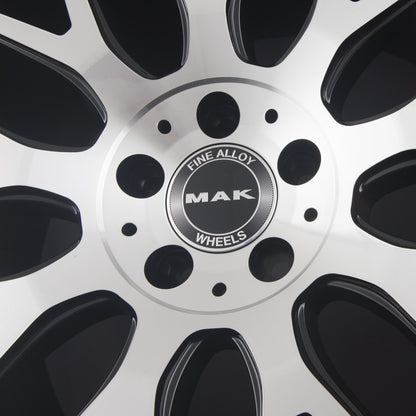 Mak Arrow Black Mirror Face Alufelge 8x19 Zoll ET40 LK 5x112 ML66.6 – Bild 5