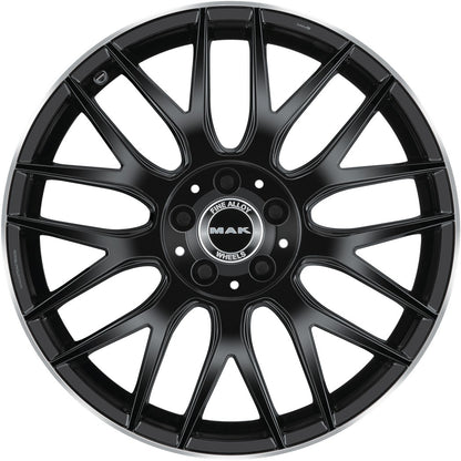 Mak Arrow gloss black mirror ring Alufelge 9x19 Zoll ET20 LK 5x112 ML66.6 – Bild 2