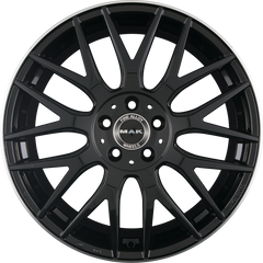 Mak Arrow Gloss Black Mirror Ring Alufelge 8x18 Zoll ET33 LK 5x112 ML66.6