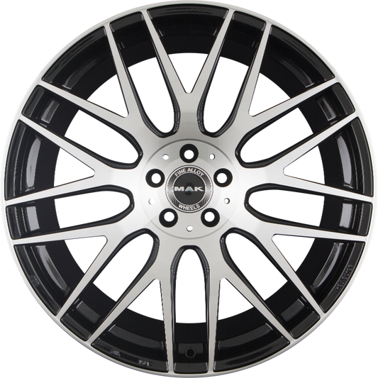 Mak Arrow Black Mirror Face Alufelge 8x20 Zoll ET30 LK 5x112 ML66.6