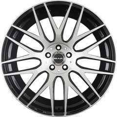 Mak Arrow Black Mirror Face Alufelge 9.5x20 Zoll ET43 LK 5x112 ML66.6